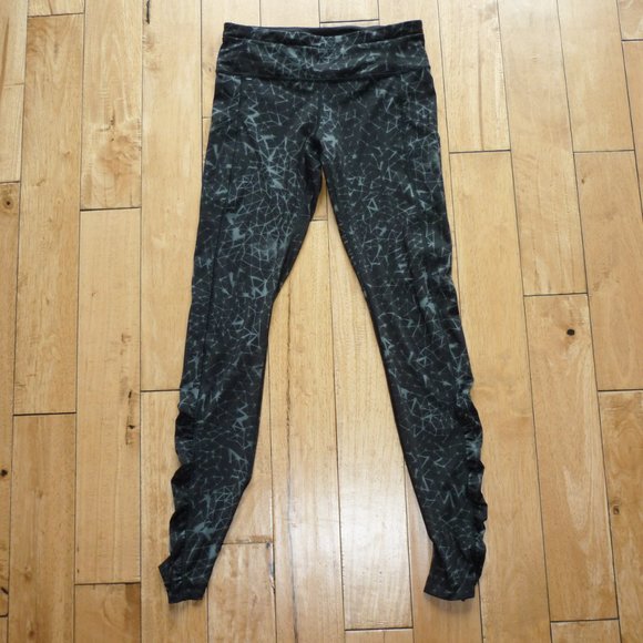 Lululemon Speed Tight III Full-On Luxtreme Star Crushed Coal Black Size 6 - Picture 9 of 10
